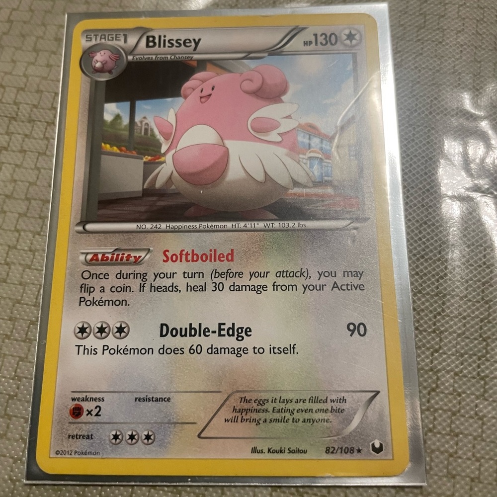 Pokémon blissey card
